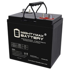 Mighty Max 6V 210AH Dual Terminal SLA Battery Compatible with EZGO TXT Golf Cart