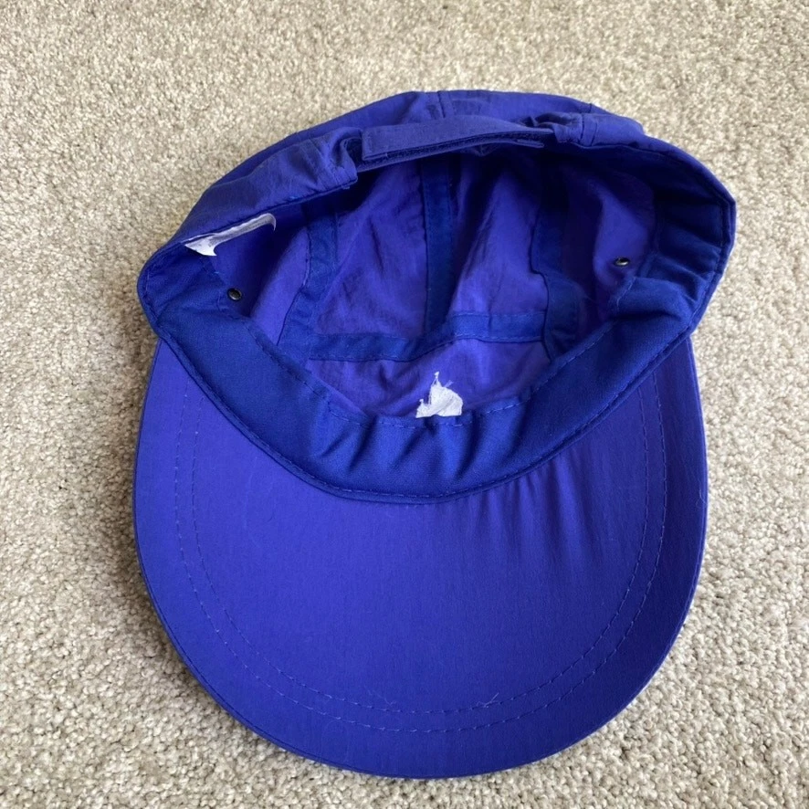 Sombrero Nautica Vintage Vela Billete Largo 5 Paneles Nylon Años 90 Preppy Verano Exterior Foto 3 de 4