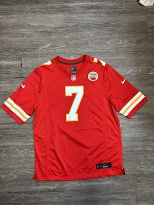 Nike Harrison Butker Kansas City Chiefs #7 Red Football Jersey Size Large