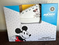 Disney Mickey and Friends Children's Character Sneaker Size 3 Aldi Exclusive