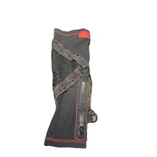 Tripp NYC Zipper Stash Goth Right Arm Warmer Fingerless No Thumbholes Black Red