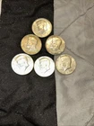 1967 / 6 Kennedy Silver Half Dollar Lot 40% Silver