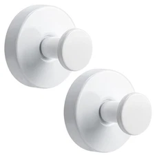 Fenas Suction Cup Hooks for Shower No-Drill Bathroom Hooks for Towels, Robes,...