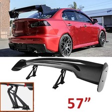 For Mitsubishi Lancer 57 Gt Rear Trunk Spoiler Wing Carbon Fiber Look