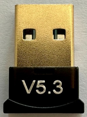 USB BLUETOOTH 5.3 ADAPTER  WIRELESS TRANSMITTER EMPFÄNGER DONGLE RECEIVER STICK!
