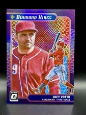 2021 Panini Donruss Optic - Diamond Kings Joey Votto #23 Red Dragon Prizm /110