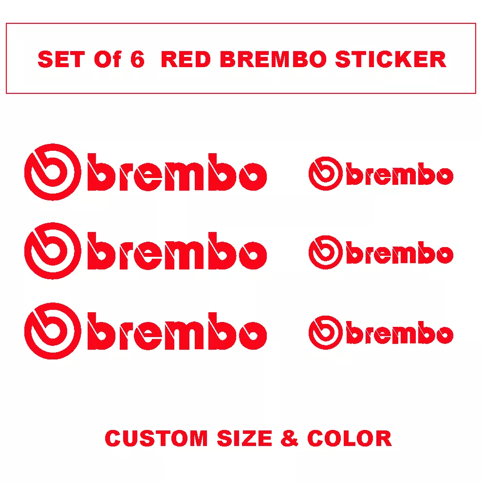 Brembo stickers deals