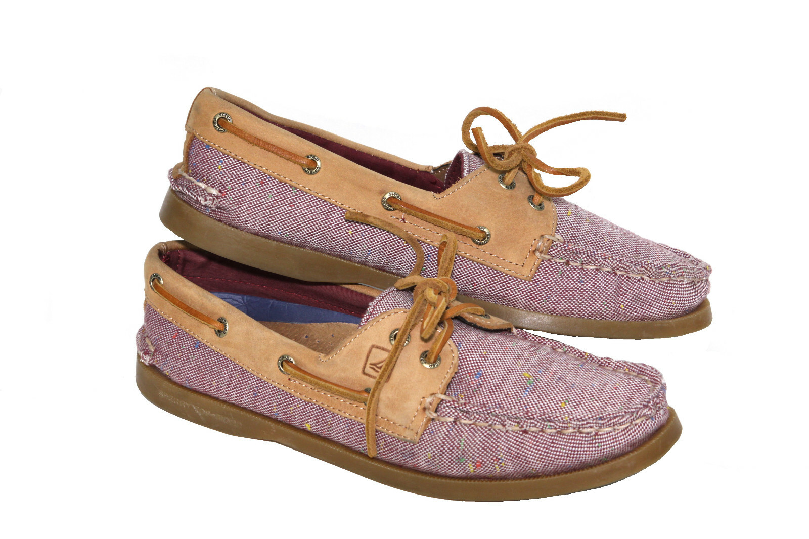 purple sperry shoes