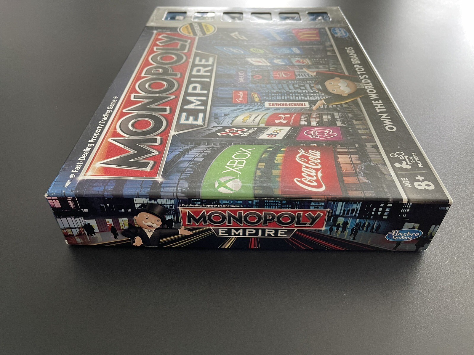 MONOPOLY EMPIRE Top Brands Board Game Hasbro 2014 Silver Edition | eBay