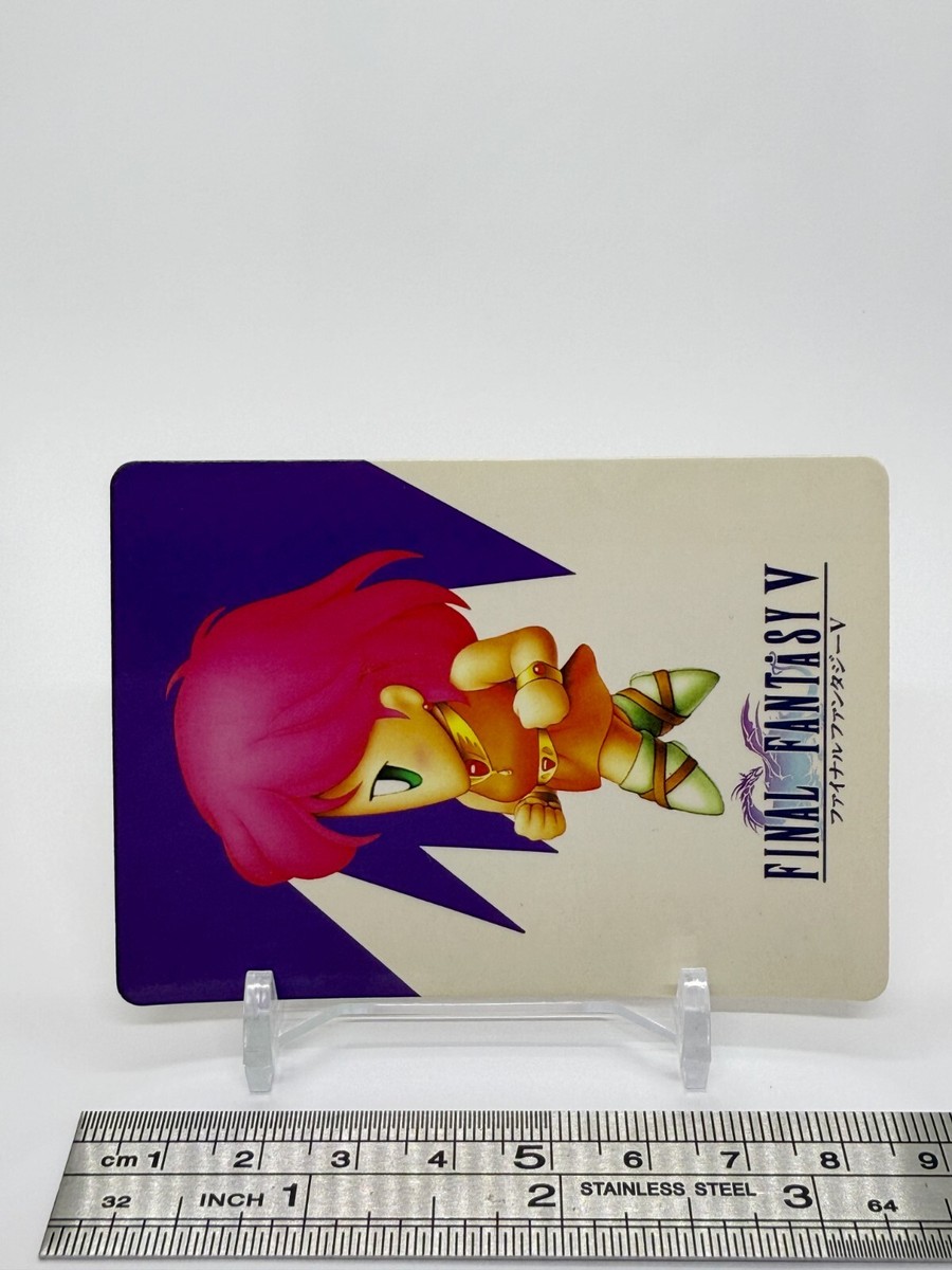 ファイナルファンタジーV レナ フィギュア NO.0442 Lena Final Fantasy V Card 1992 SQUARE BANDAI Japan #22 | eBay