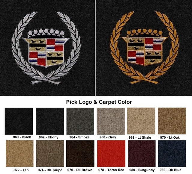 Lloyd Mats Cadillac Eldorado Crest Velourtex 1 Pc Front Floor Mat (1967