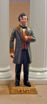 Marx  President Presidents Franklin Pierce  Pro Painted Gold Base  Marx