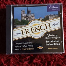 Learn French Now Transparent Language Learning 1 CD Rom Speak Listen Read Write