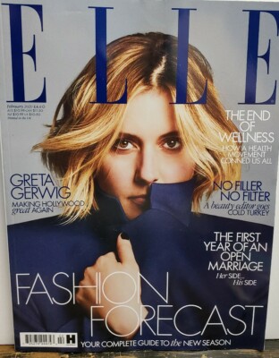 Elle UK Feb 2020 Greta Gerwig Fashion Forecast Open Marriage FREE SHIPPING