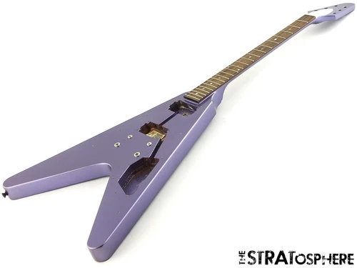Epiphone Kirk Hammett 1979 Flying V BODY + NECK Mahogany Purple Metallic