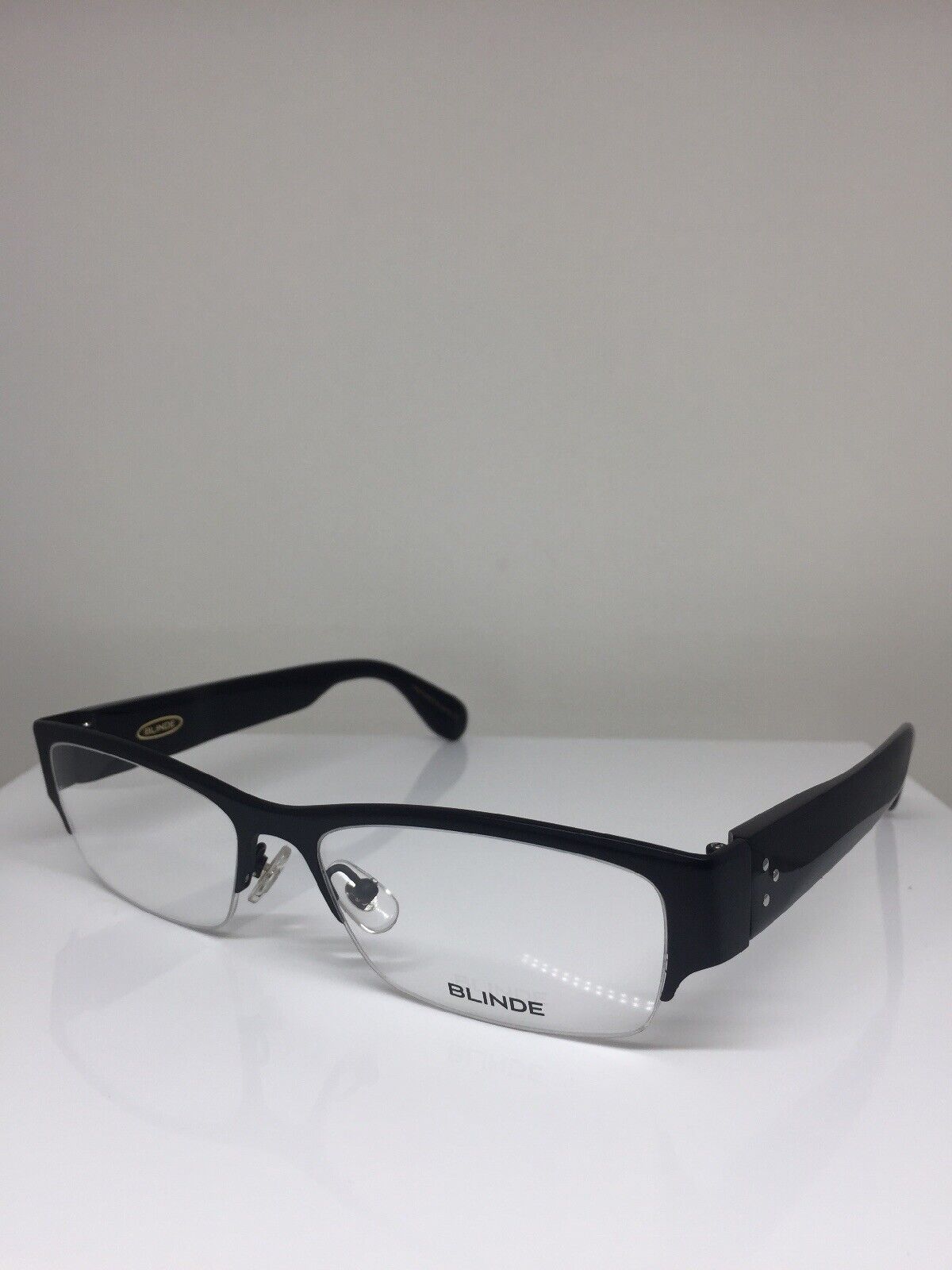 New Blinde Goin, Goin, Gone Eyeglasses C. mbk Matte Black Eyeglasses 56mm Japan