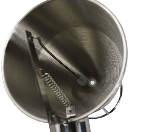1pc Pancake Batter Dispenser Stainless Steel Funnel Dispenser with Stand Holder - Picture 4 of 11