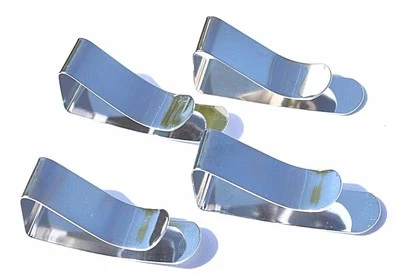 ASCRAFTS Draftsman Drawing Board Clips Holder Steel Paper Clamp Chrome Plated Draughtsman