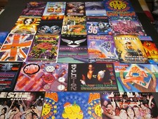 24 HARDCORE RAVE FLYERS HELTER SKELTER FUSION RAINDANCE UNITED DANCE DIEHARD BH3