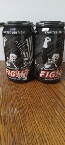 Trump LIMITED EDITION ''FIGHT FIGHT FIGHT" EMPTY Beer Can Collectable