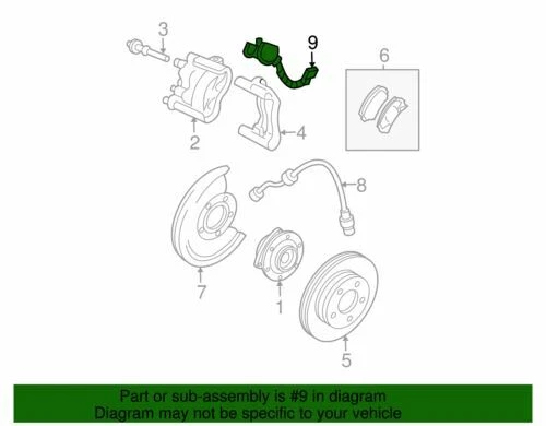 Genuine GM 2002-2009 Chevrolet GMC Left Right Front Wheel Speed Sensor 19303071 - Image 2 of 2