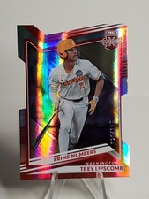 2022 Elite Extra Edition Base Prime Numbers Red Die-Cut 84 Trey Lipscomb /195