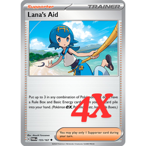 Lana's Aid 155/167 NM / M - Twilight Masquerade Pokemon Card $2