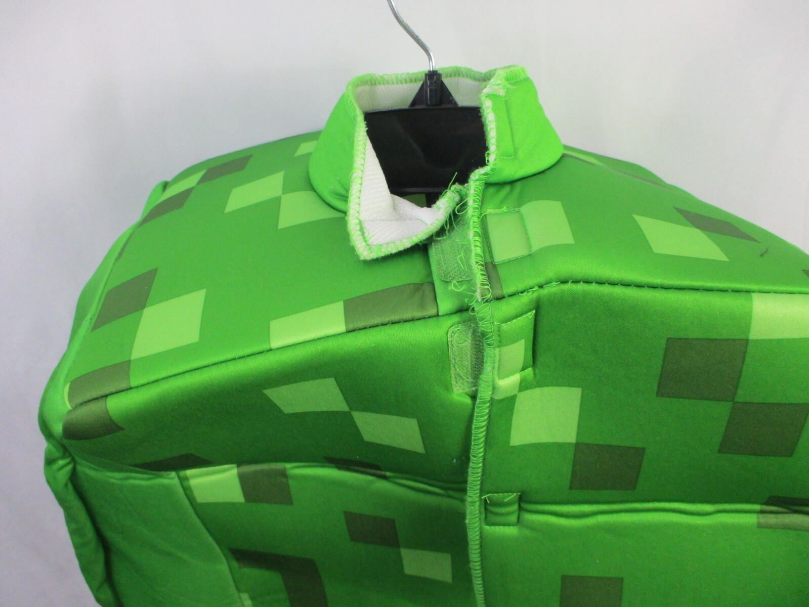 Minecraft Creeper Costume Boys Small Green Top Mask T… Gem