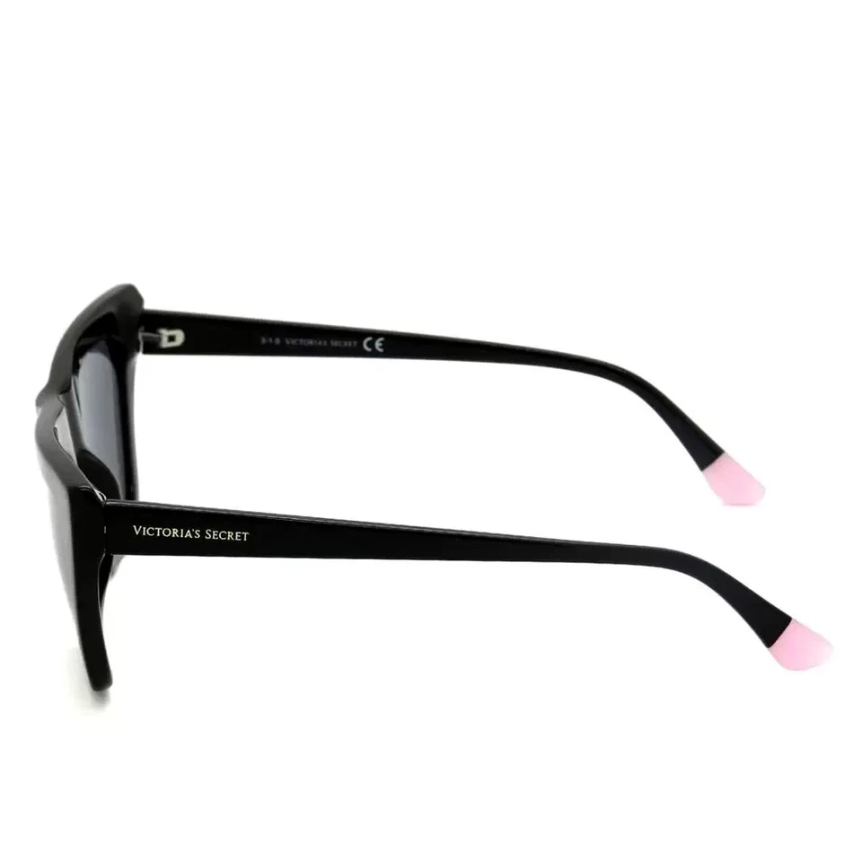 Victoria Secret PINK VS0047 01A Black Cat Eye Style Plastic Sunglasses 53-19-140 - Image 2 of 2