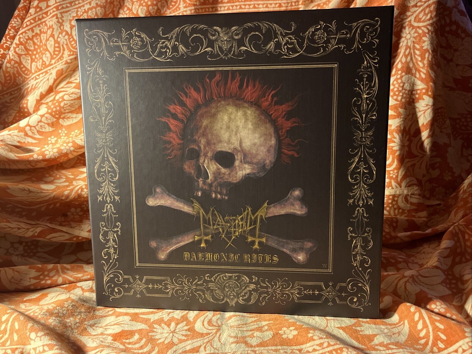 NM/VG+ Daemonic Rites Mayhem vinyl BOX set gold live Gorgoroth Immortal  Emperor