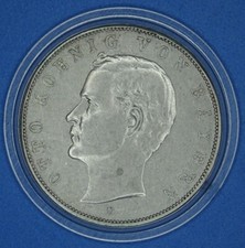 Kaiserreich 3 Mark 1910 D Bayern Vorzüglich Rarität!