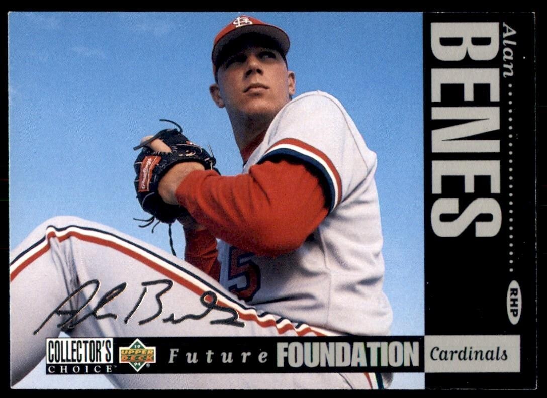 1994 Upper Deck Collector's Choice #641 Alan Benes Rookie Silver Signature