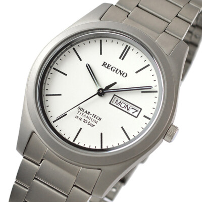 CITIZEN REGUNO Solar Tech Standard KM1-415-11 White Men's Watch