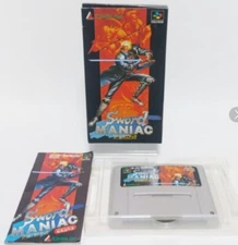 Sword Maniac Super Famicom SNES SFC Cartridge,Manual,Boxed set