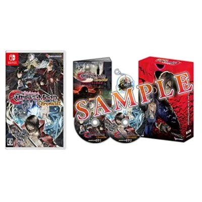 Bloodstained Curse Of The Lune Chroniques Limité Ver. Switch Livre Porte Clé CD - Photo 1/4