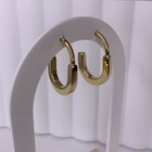 Kopen Australia | Minimalist Gold Plated Earrings Luxury Preppy Designer C Hoops