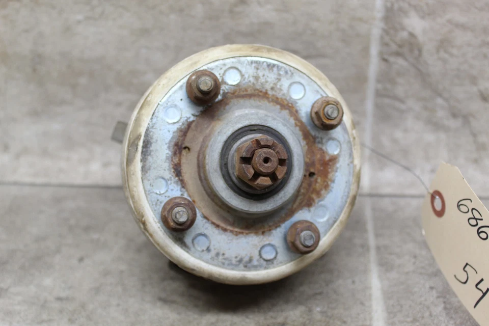 92-01 TAMBOR FRENO DELANTERO DERECHO YAMAHA BADGER 80, placa de respaldo de freno de nudillo  Foto 2 de 4