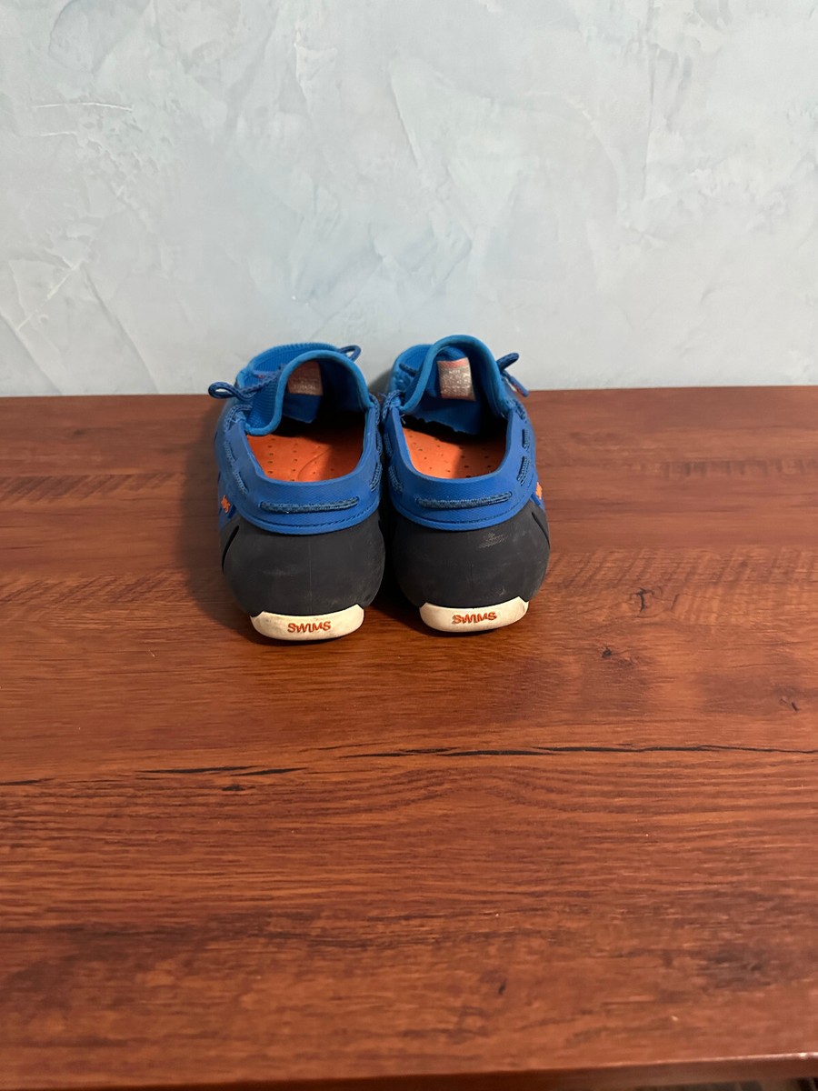 Swims Stride Lace Loafer Blitz Blue + Navy + White Fleck Sz  display picture 2