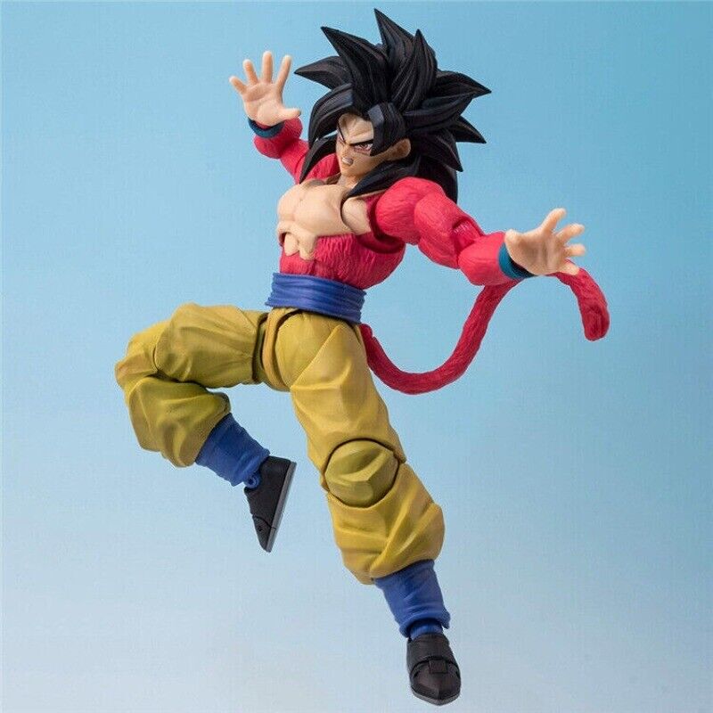 Bandai S.H.Figuarts Super Saiyan 4 Son Goku Dragon Ball GT Action Figure  for sale online