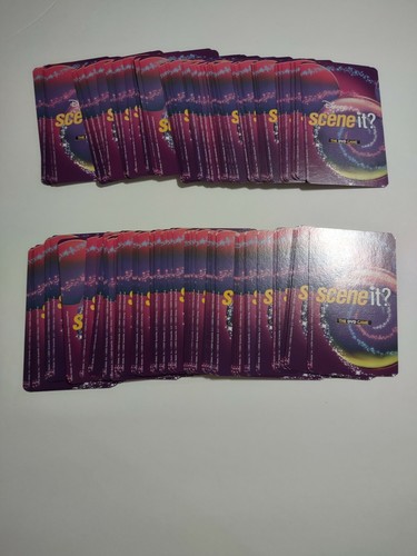 Disney 2004 Scene It DVD Game 1st ED. Replacement Parts:Trivia Cards Buzz Cards - Picture 3 of 3