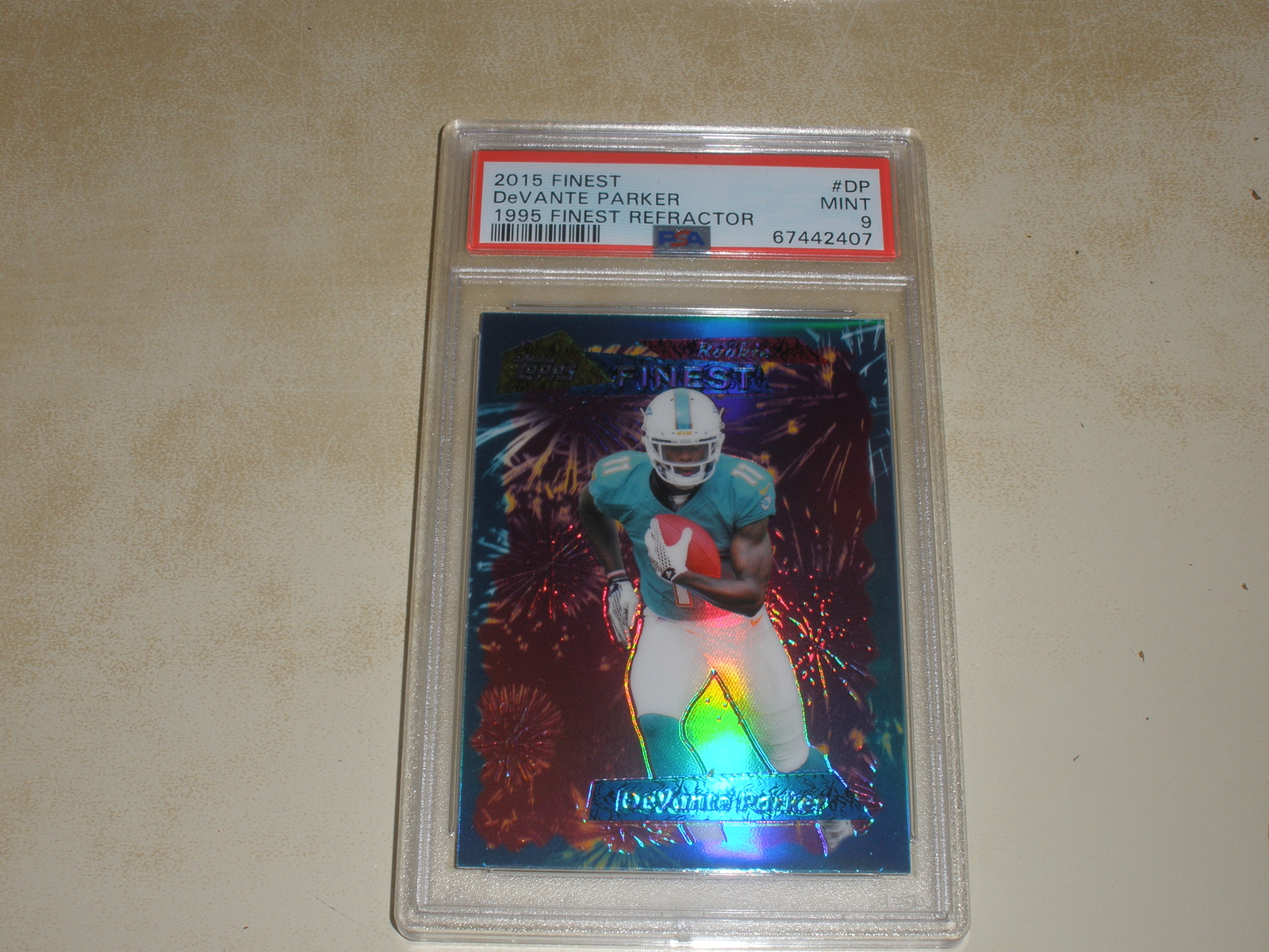 DeVante Parker Finest 1995 Finest Refractor #DP Base