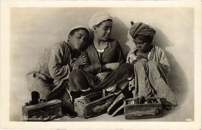 CPA AK Shoebacks at Ease - Typen ÄGYPTEN (1324397)