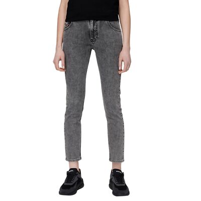 DIESEL D KRAILEY Womens Denim Jeans Slim Fit Mid Waist Sweat Jogg