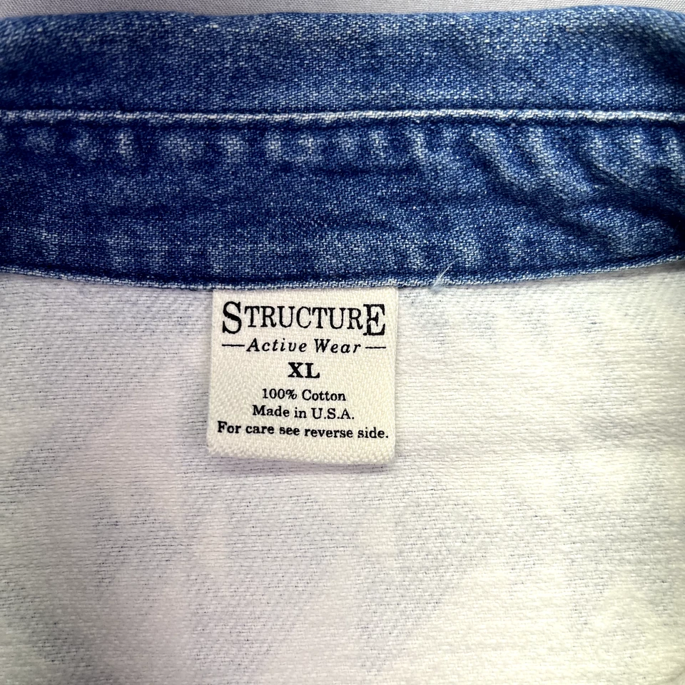 Vintage Structure ActiveWear Sweater Aztec Men's Sz XL USA Made 90s Y2K Boho - Image 2 of 4