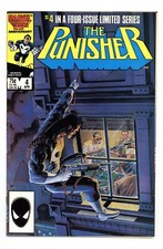 PUNISHER #4 9.2 HIGH GRADE MIKE ZECK COVER LIMITED SERIES W PGS 1986
