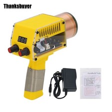 Handheld Tesla Coil Rechargeable Solid State Manual Automatic Modes Yellow Shell