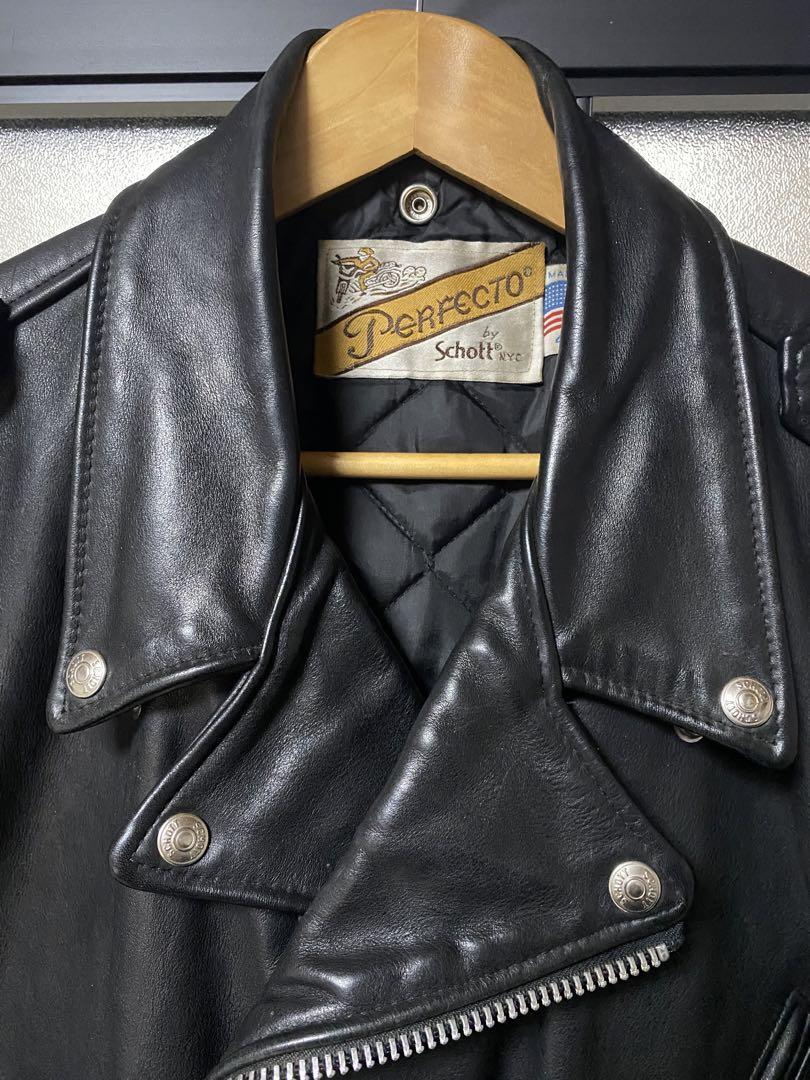 Schott 118 Perfecto 48 steerhide double leather motorcycle jacket 