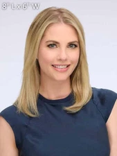 easiPieces 8" L x 6" W Top Piece by Jon Renau, All Colors, Short Straight TP