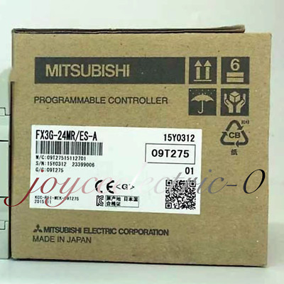 1PCS New In Box Mitsubishi PLC FX3G-24MR/ES-A PLC Expedited Shipping