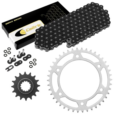 #ad #ad Black O Ring Drive Chain amp; Sprockets Kit for Honda CBR600RR CBR600RA Abs 07 16 $55.00